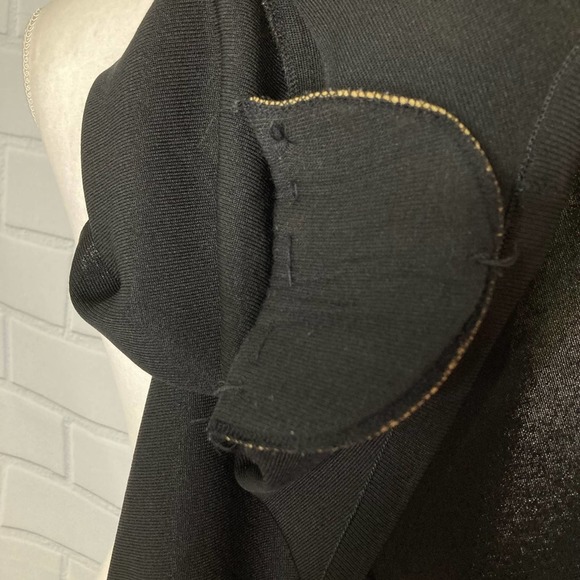 Exclusively Misook Black Scoop Neck Maxi Sheath Knit Dress (M) - Picture 8 of 9